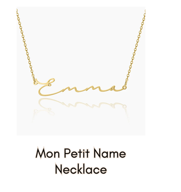 MON PETIT NAME NECKLACE →