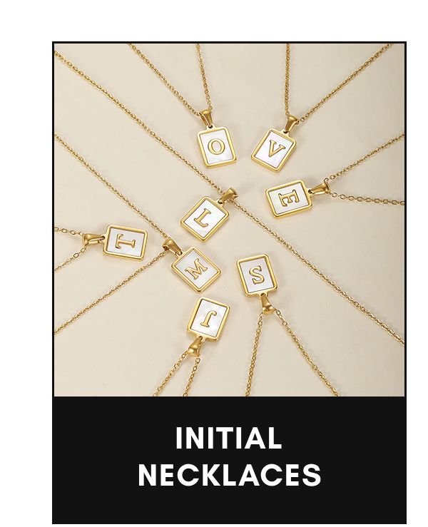 Initial Necklaces 