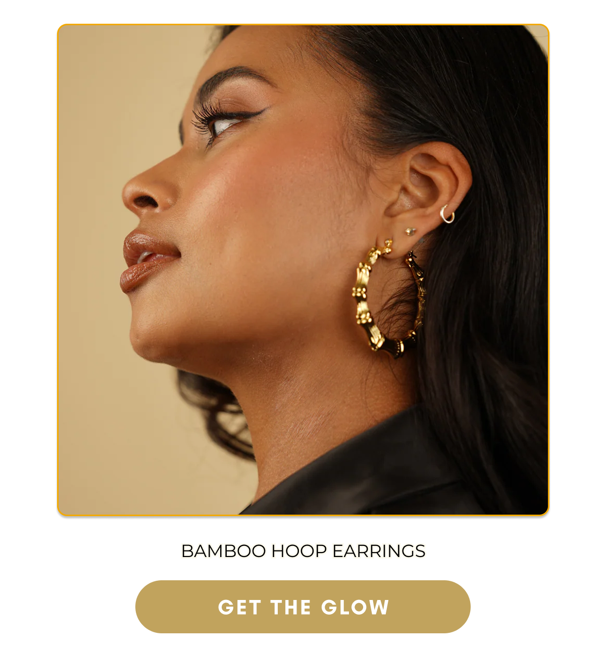 BAMBOO HOOP EARRINGS