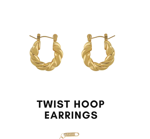 Twist Hoop Earrings