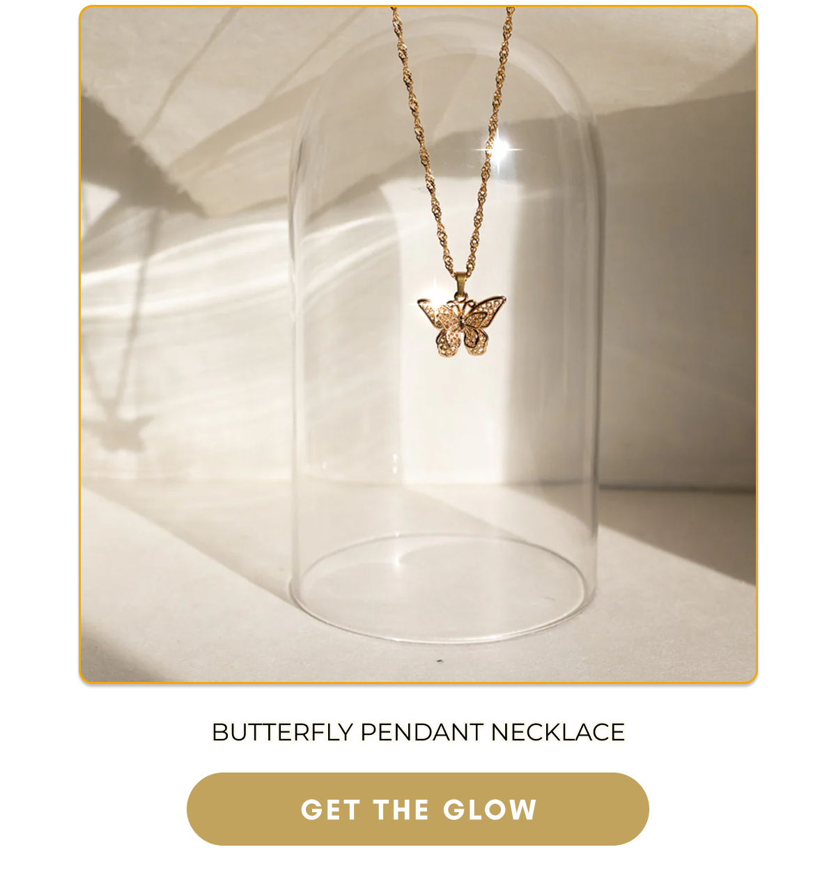 BUTTERFLY PENDANT NECKLACE