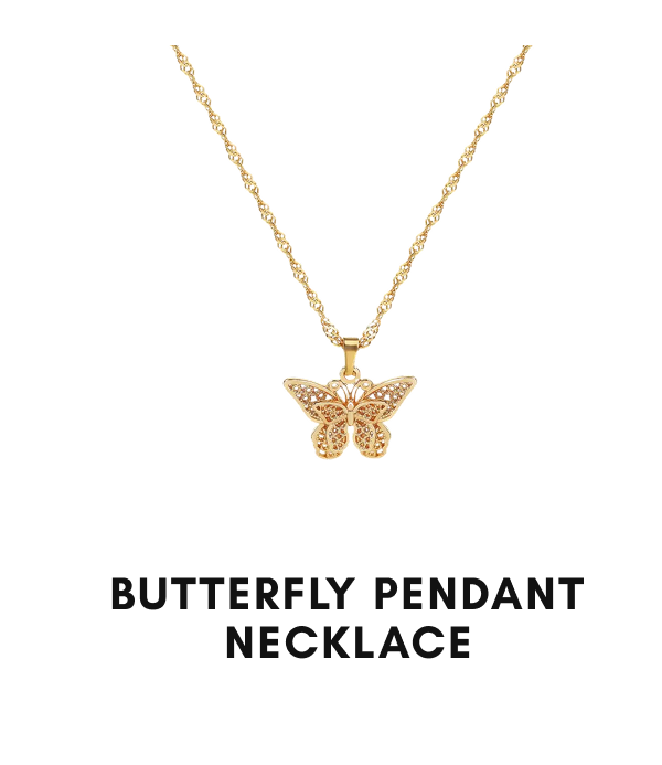Butterfly Pendant Necklace