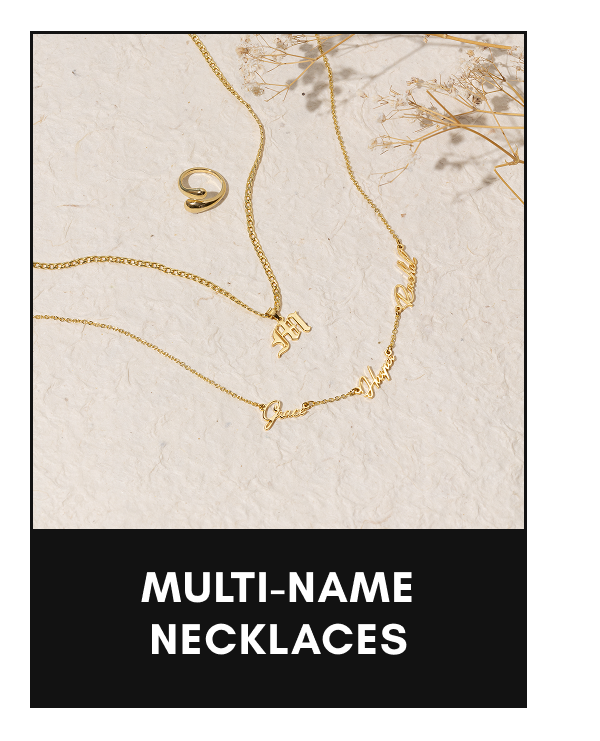 Multi-name necklaces