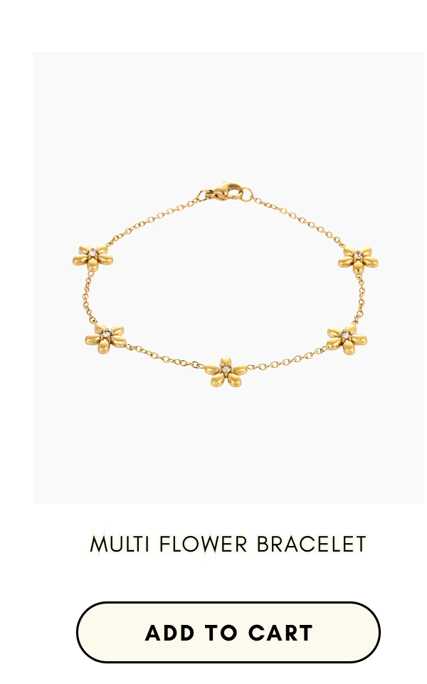 Multi Flower Bracelet