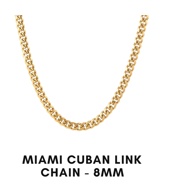 Miami Cuban Link Chain - 8mm