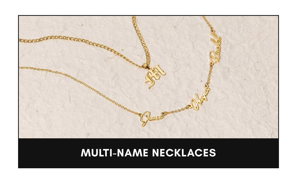 Multi-Name Necklaces 