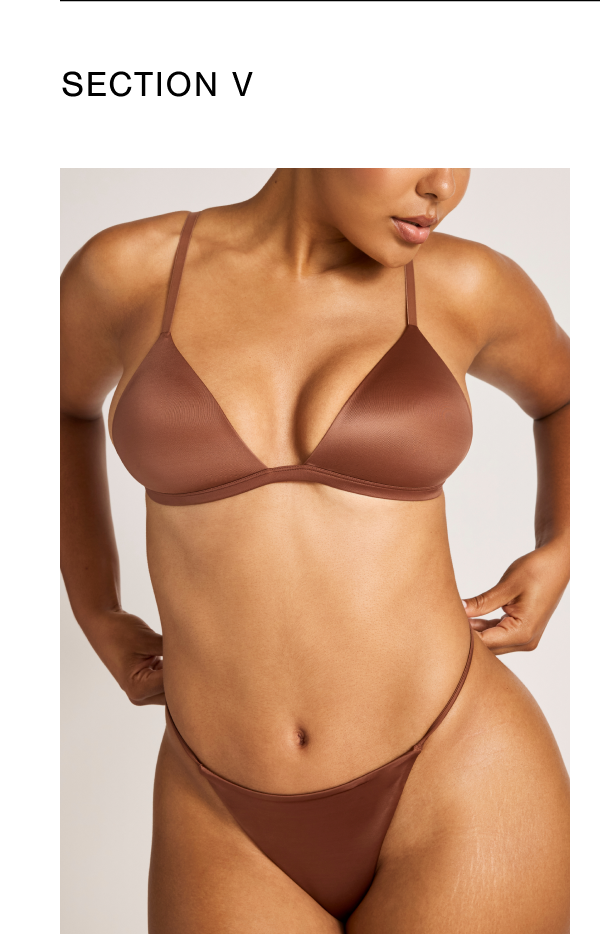 Featuring the Glacé Stealth Mini Bra in Syrup. 