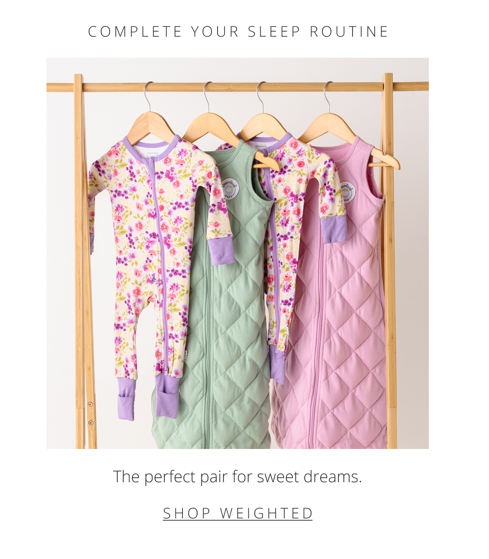 COMPLETE YOUR SLEEP ROUTINE  The perfect pair for sweet dreams.  [SHOP WEIGHTED]