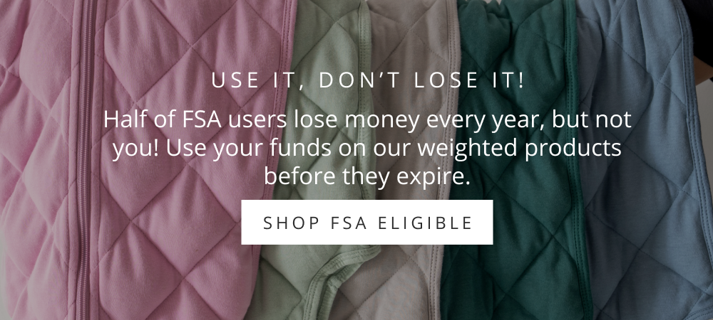 USE IT, DON'T LOSE IT! Half of FSA users lose money every year, but not you! Use your funds on our weighted products before they expire.  SHOP FSA ELIGIBLE
