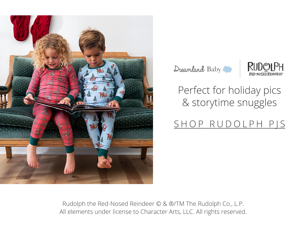 Dreamland | Baby Rudolph: Perfect for holiday pics & storytime snuggles
