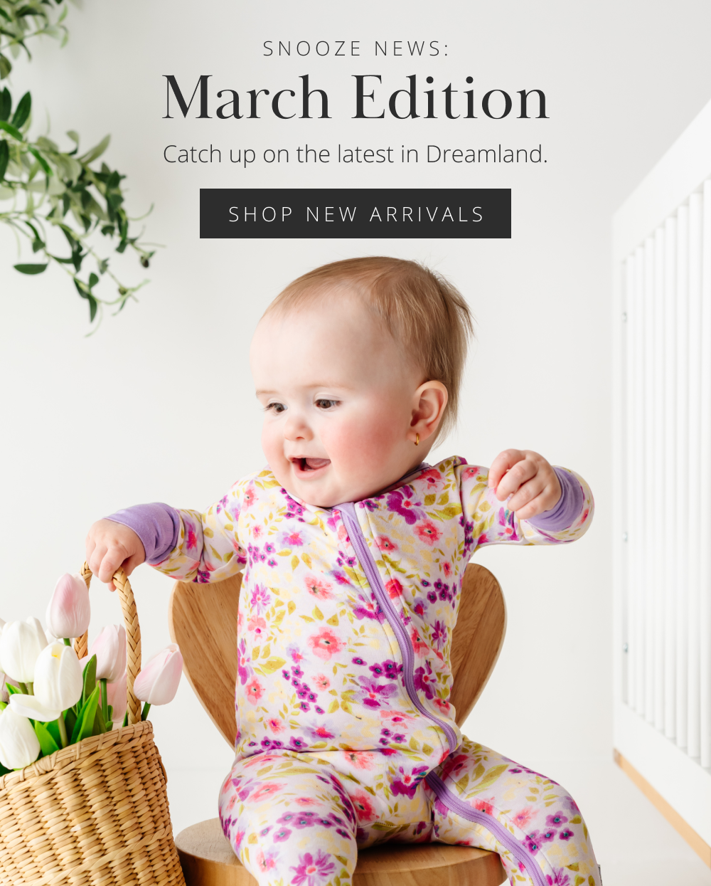 SNOOZE NEWS: March Edition Catch up on the latest in Dreamland. [SHOP NEW ARRIVALS]