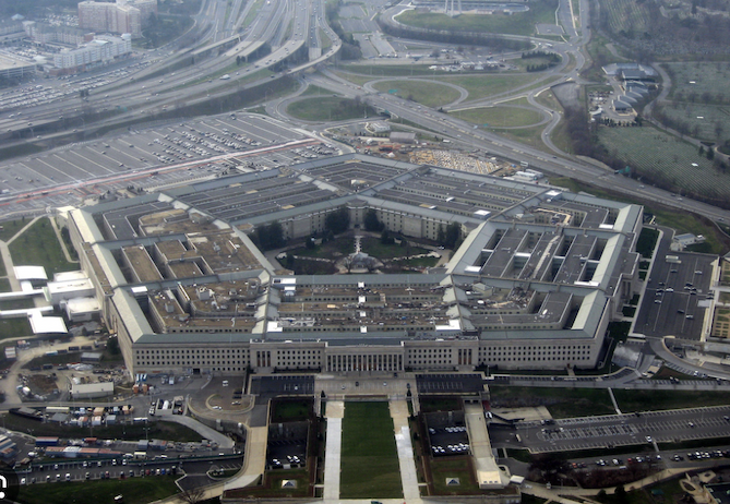 Pentagon aerial view