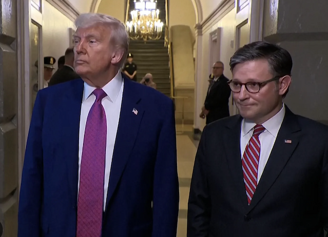 Trump and Mike Johnson