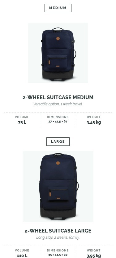 Size guide EN mobile