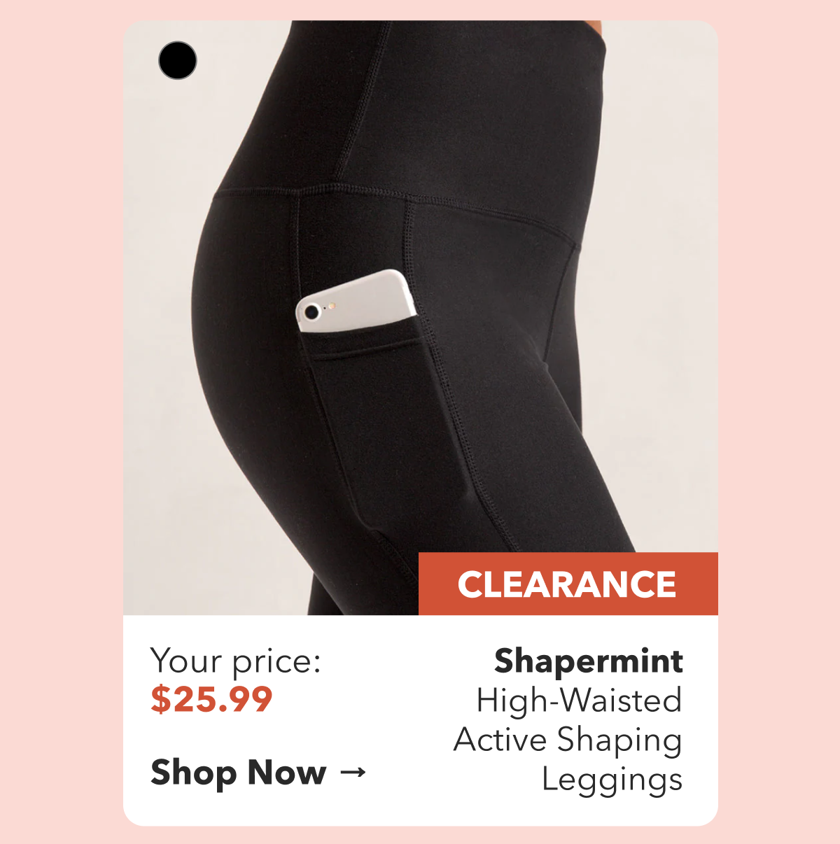 Shapermint High-Waisted Active Shaping Leggings