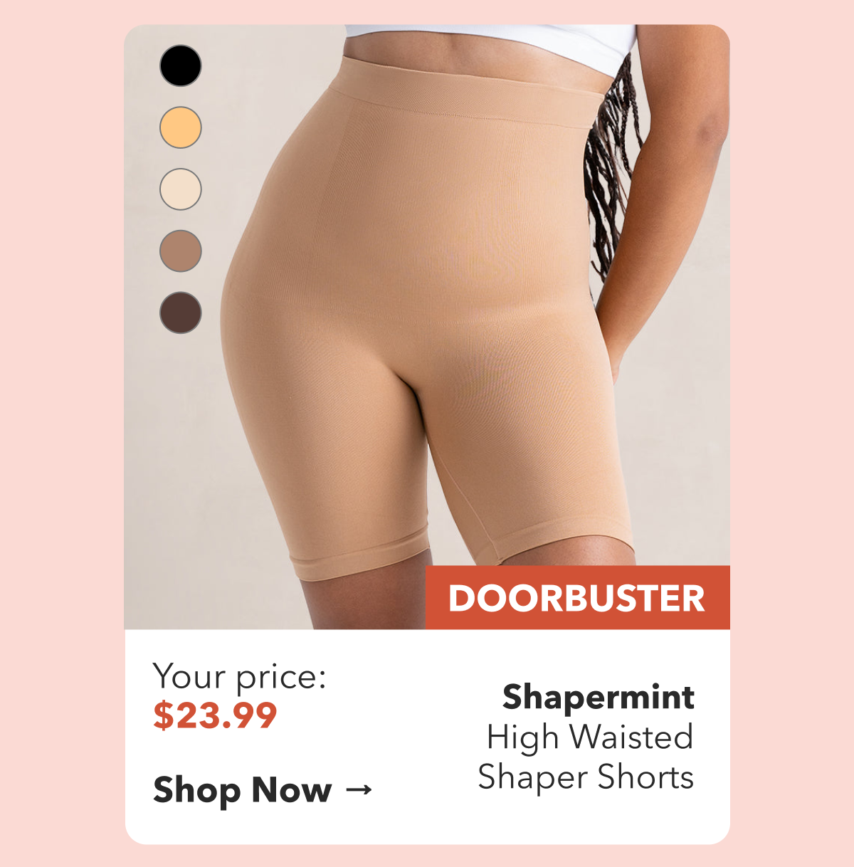 Shapermint High Waisted Shaper Shorts