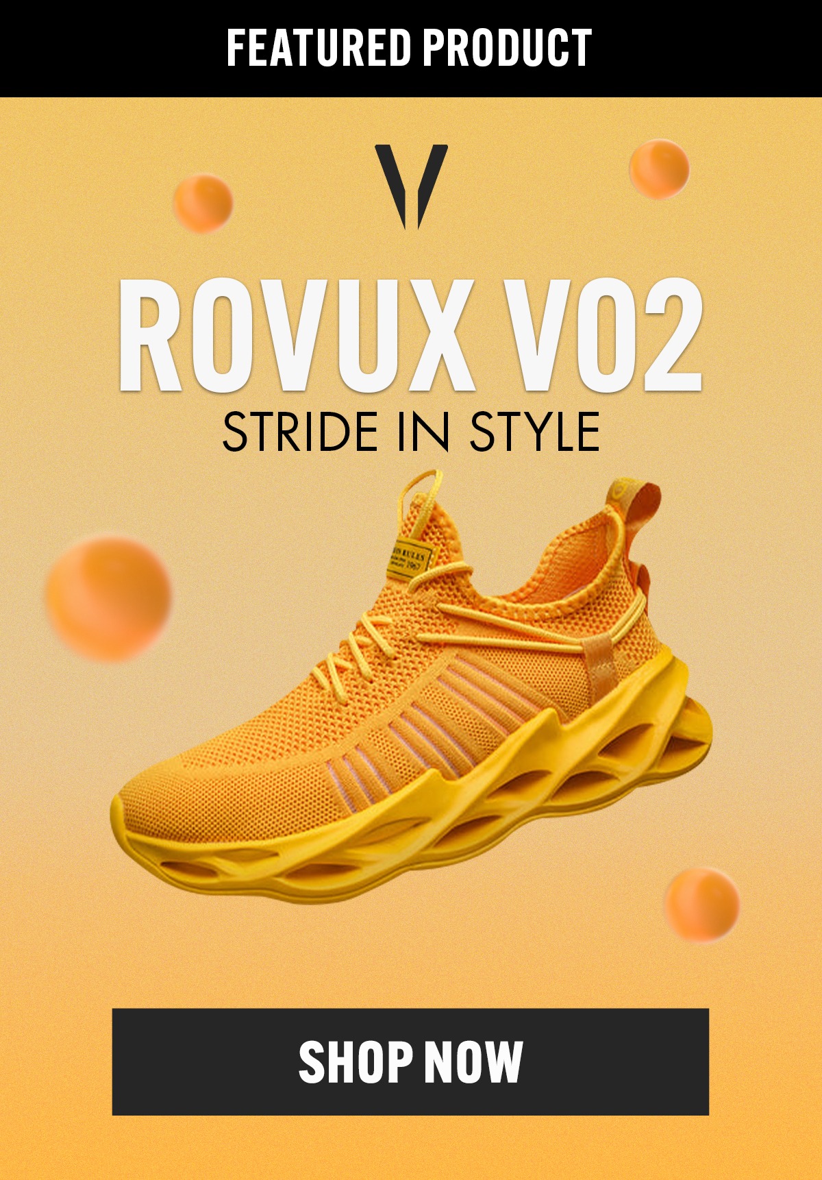 Stride boldly with ROVUX V02 Rovux Footwear