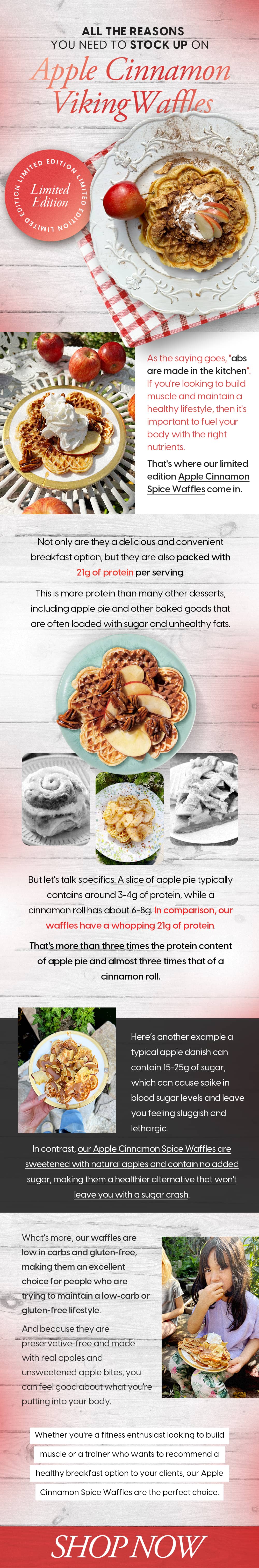 Who Needs Apple Pie anymore? 🍎🧇😍 Viking Waffles