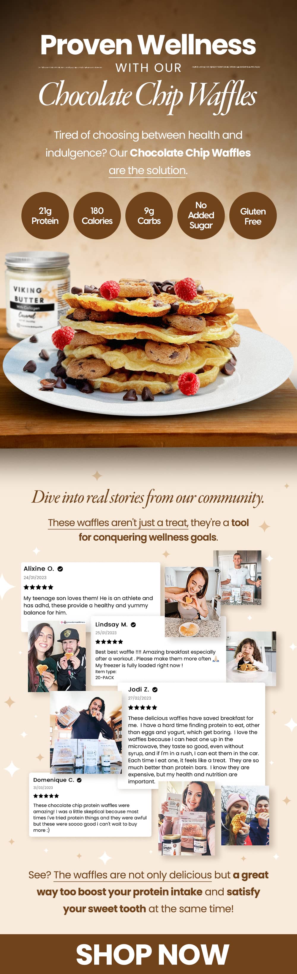 Why everyone loves Chocolate Chip Waffles? 🧇 🍫 Viking Waffles