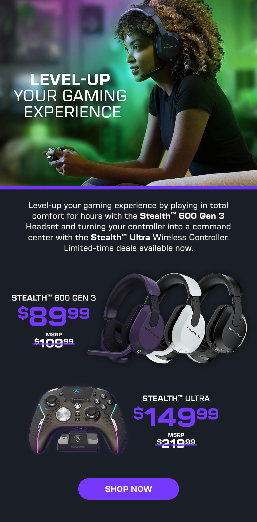 Save on Stealth Products Now!