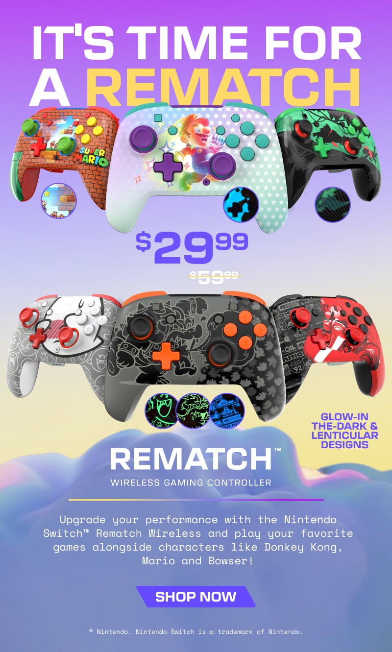 Save 30% on Designs featuring your Favorite Nintendo Characters