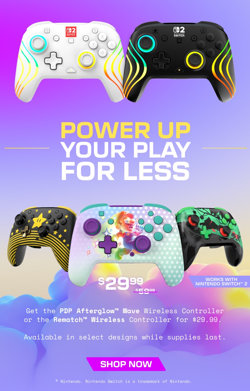 Wireless Nintendo Switch™ Controllers Starting at $29.99