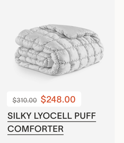 Silky Lyocell Puff Comforter