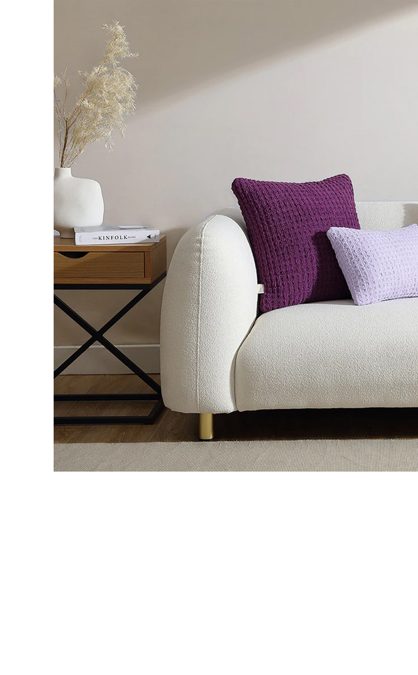 Snug Waffle Throw Pillow