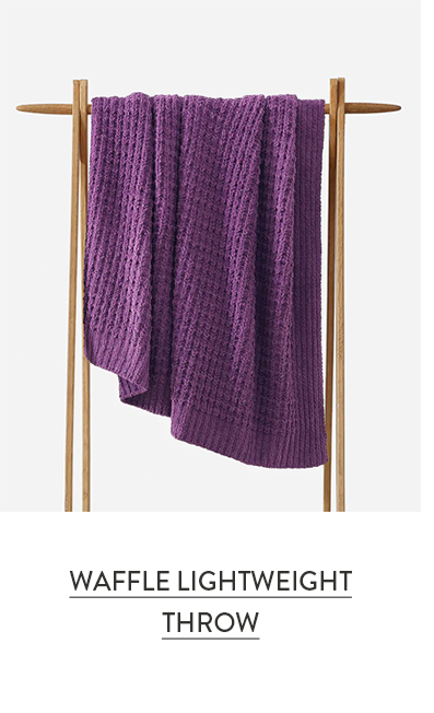 WAFFLE LIGHTWEIGHT THROW