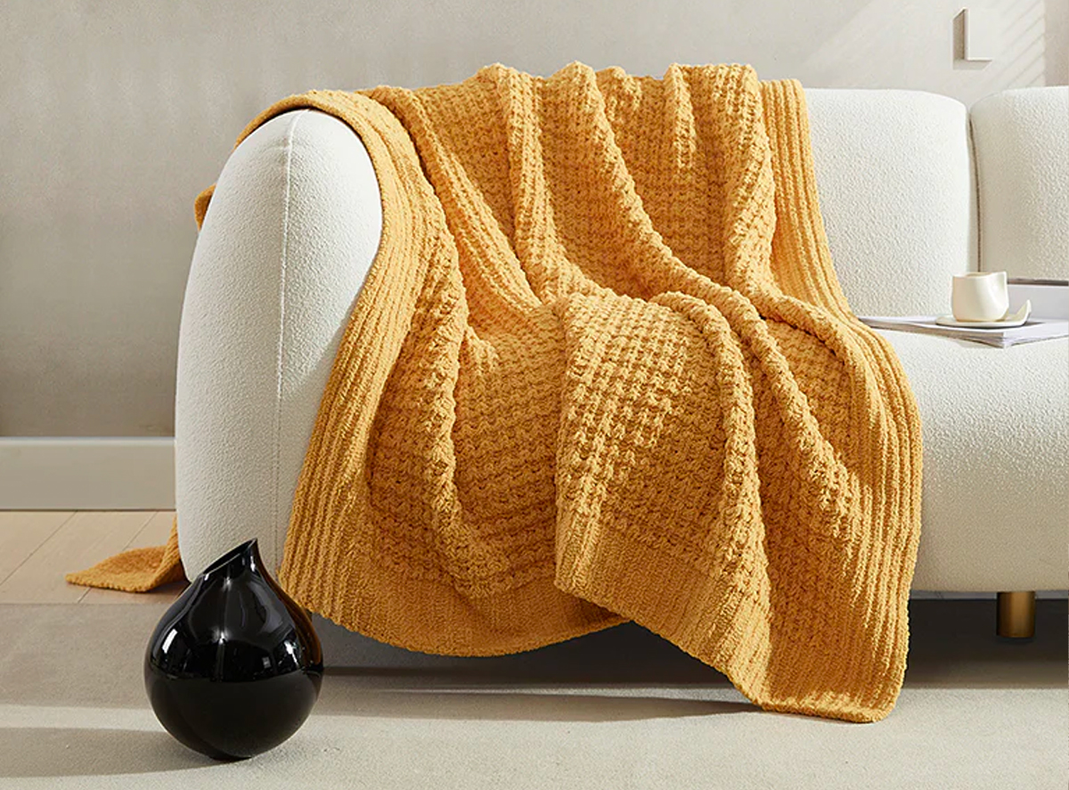 Waffle Lightweight Throw