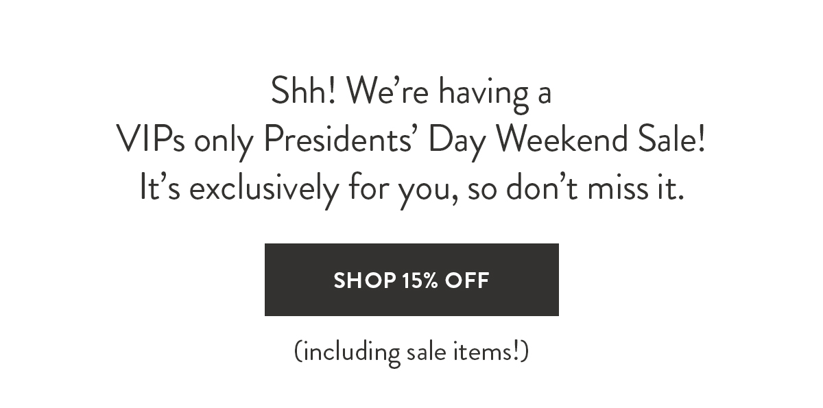 shop 15% off