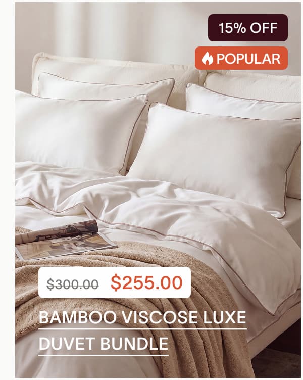 Bamboo Viscose Luxe Duvet Bundle