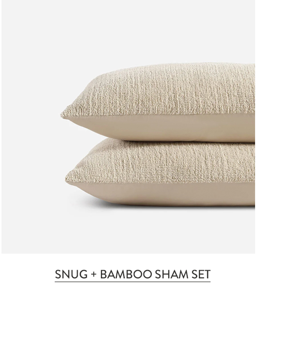 Snug + Bamboo Sham Set