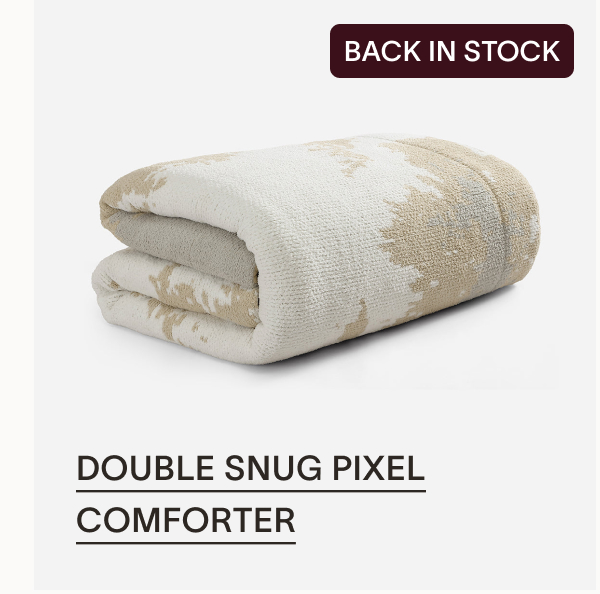 Double Snug Pixel Comforter