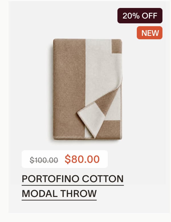 Portofino Cotton Modal Throw