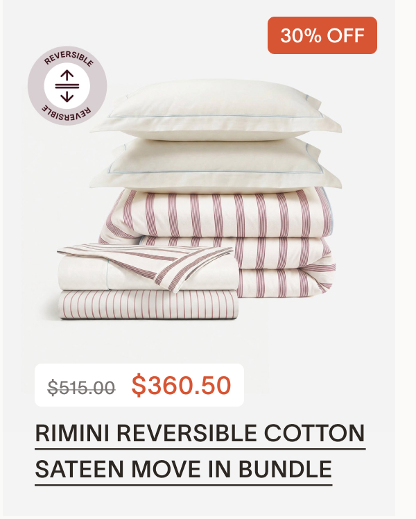 Rimini Reversible Cotton Sateen Move In Bundle