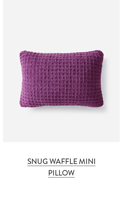 Snug Waffle Mini Pillow