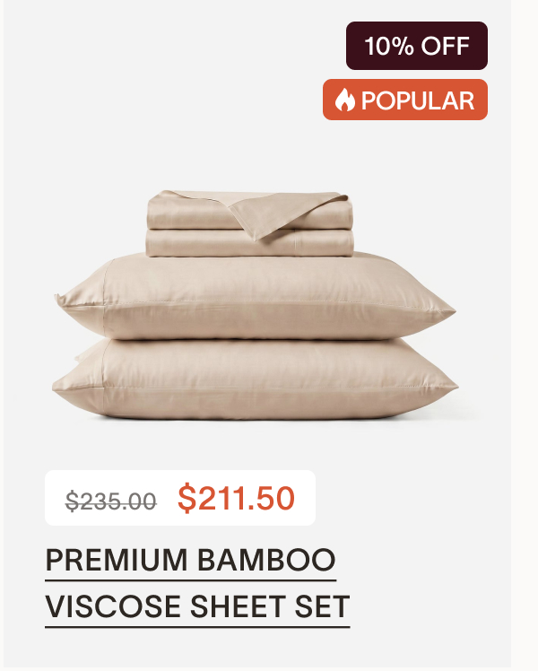 Premium Bamboo Viscose Sheet Set