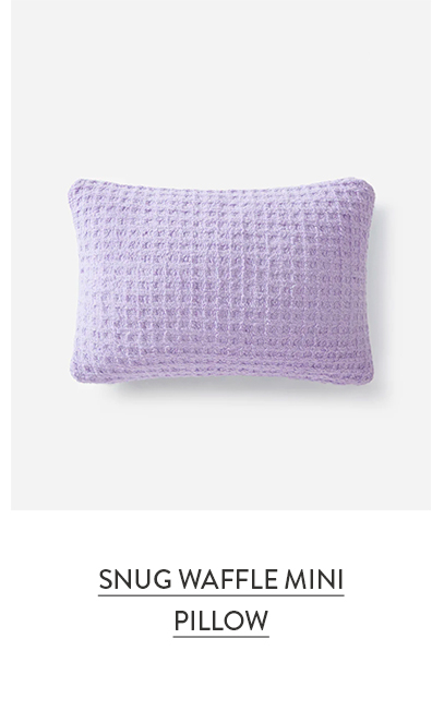 Snug Waffle Mini Pillow