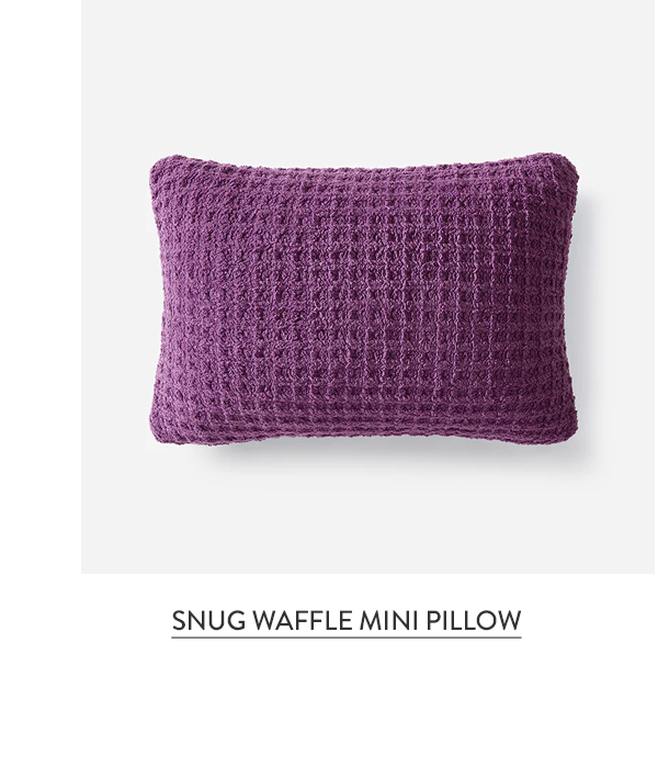 Snug Waffle Mini Pillow