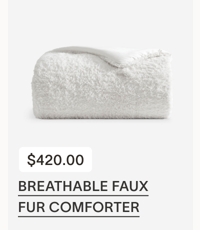 Breathable Faux Fur Comforter