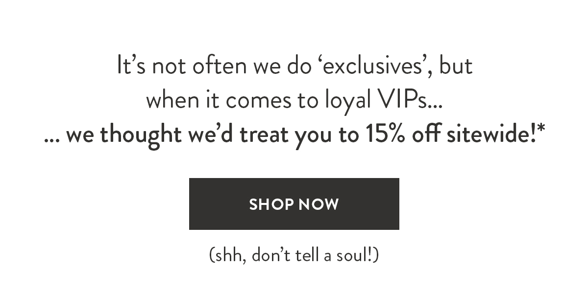 shop 15% off