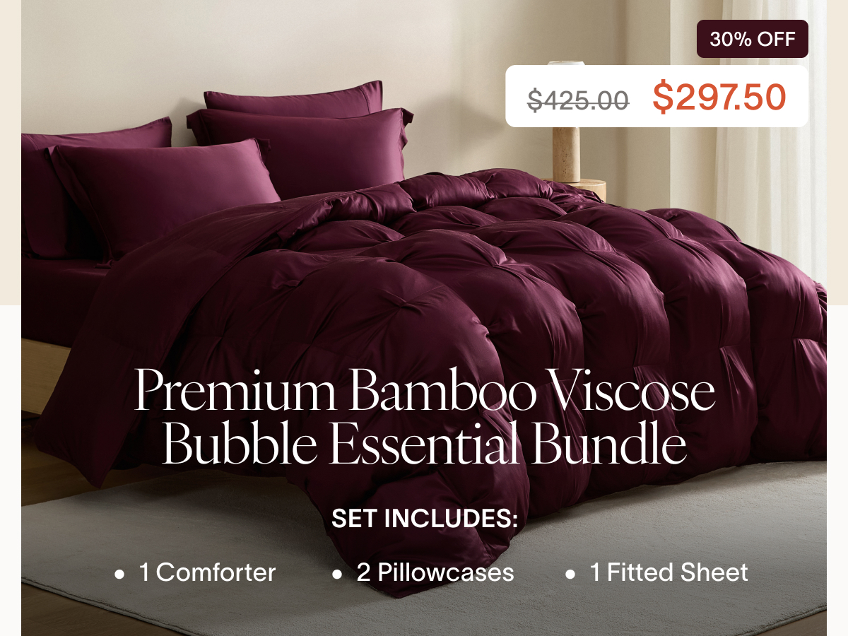 Premium Bamboo Viscose Bubble Essential Bundle