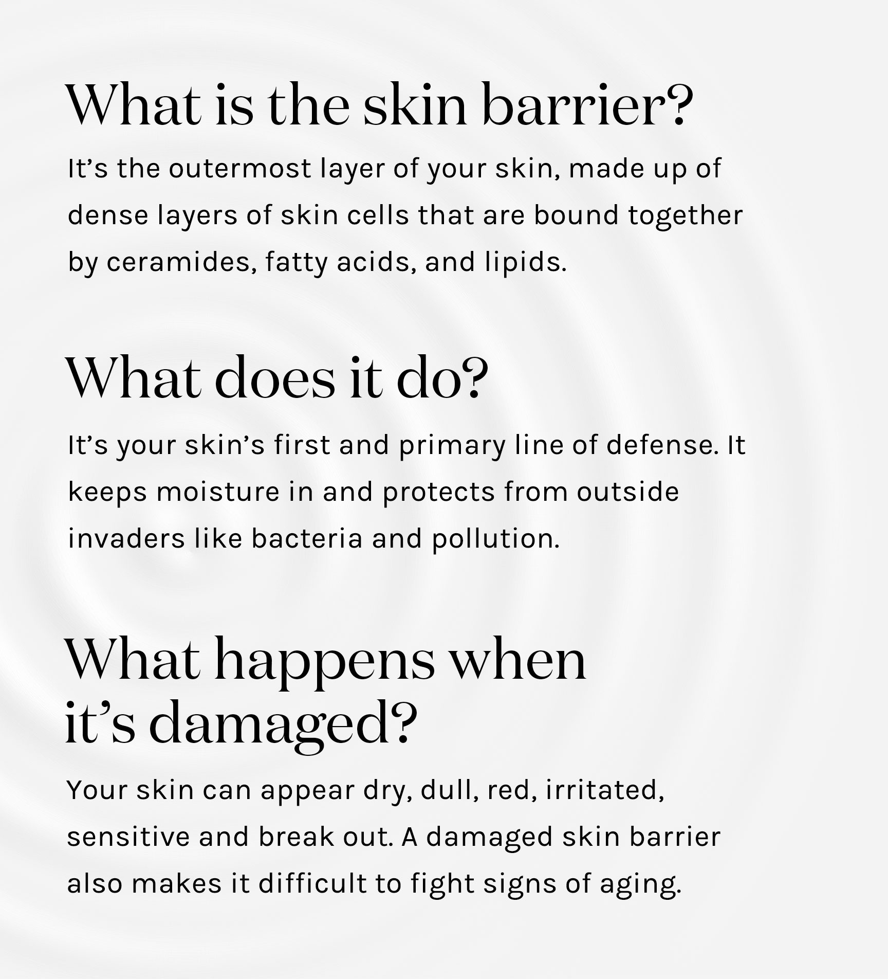 Skin Barrier 101 Kari Gran