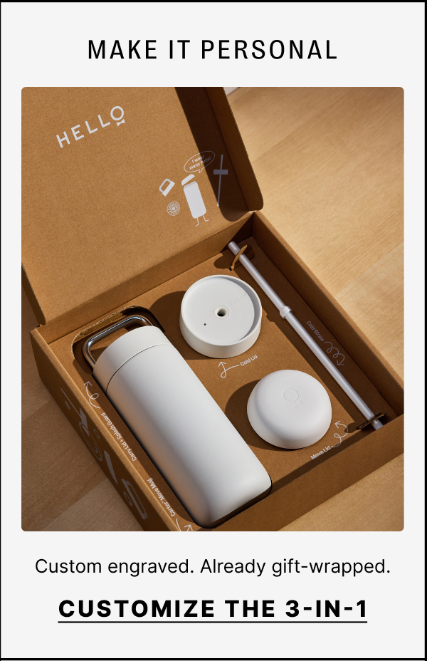 Make it personal - customize the 3-in-1