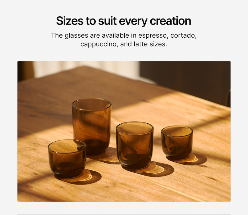 Sizes to suit every creation