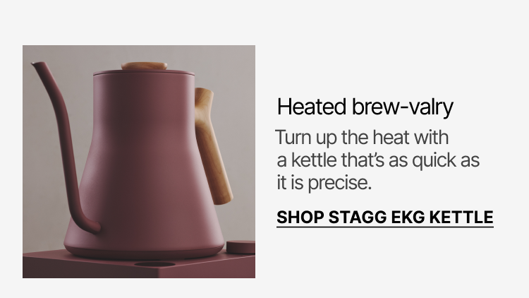 Heated brew-valry: shop stagg ekg kettle