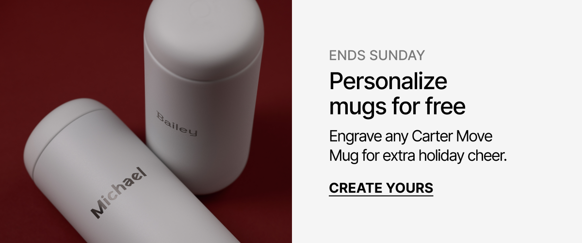 Ends Sunday: Personalize mugs for free