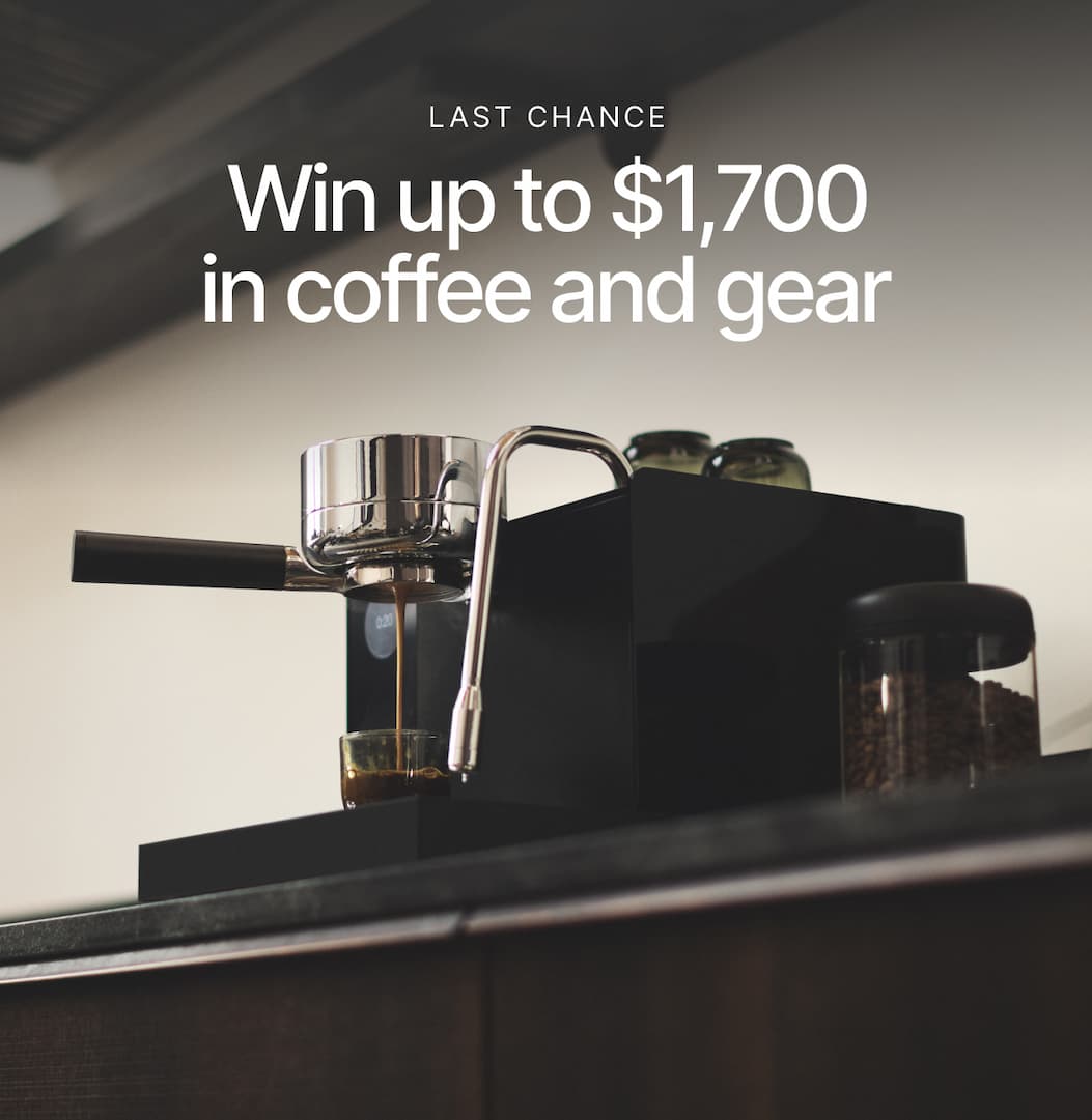 Last chance: Win up to $1,700 in coffee and gear