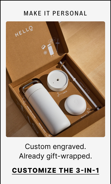 Make it personal - customize the 3-in-1